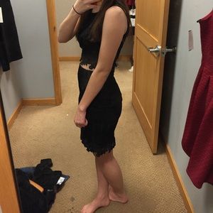 Black Two Piece Dress